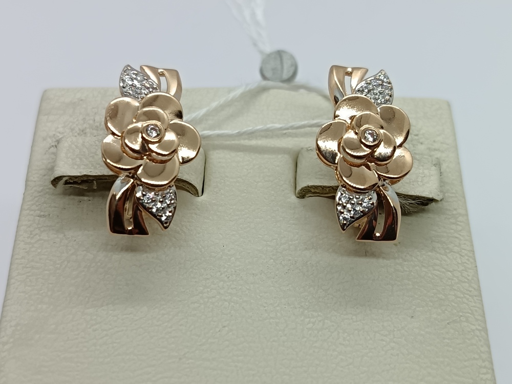 СЕРЬГИ С КАМНЯМИ (Au 585)