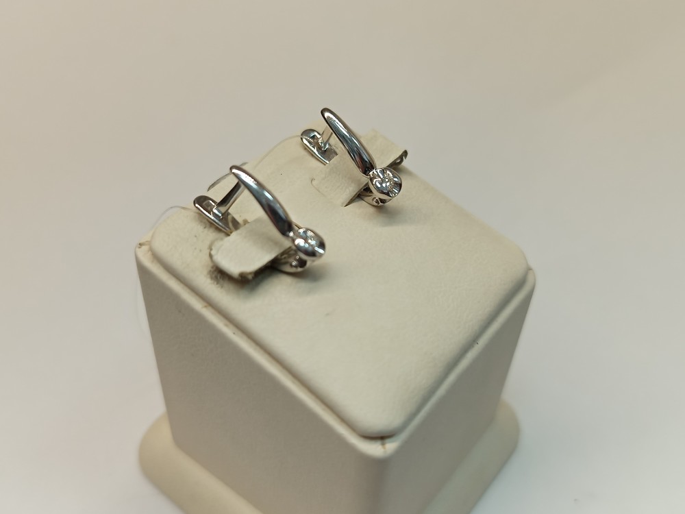 СЕРЬГИ БРИЛЛИАНТ (Ag 925)