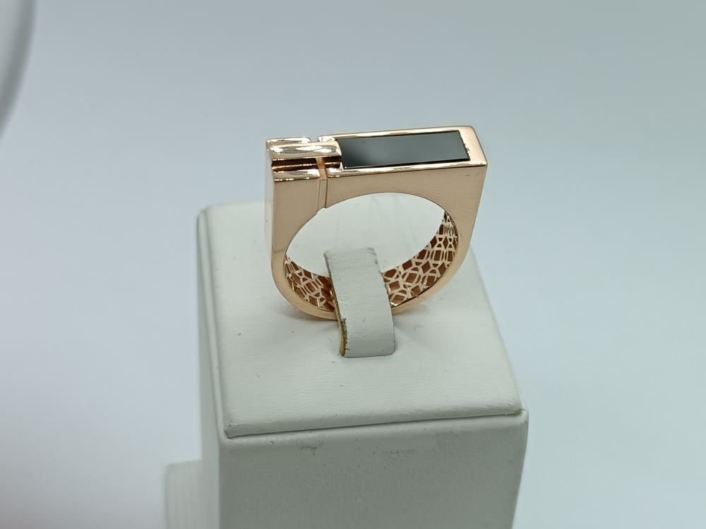 КОЛЬЦО ПЕЧАТКА с камнем (Au 585)