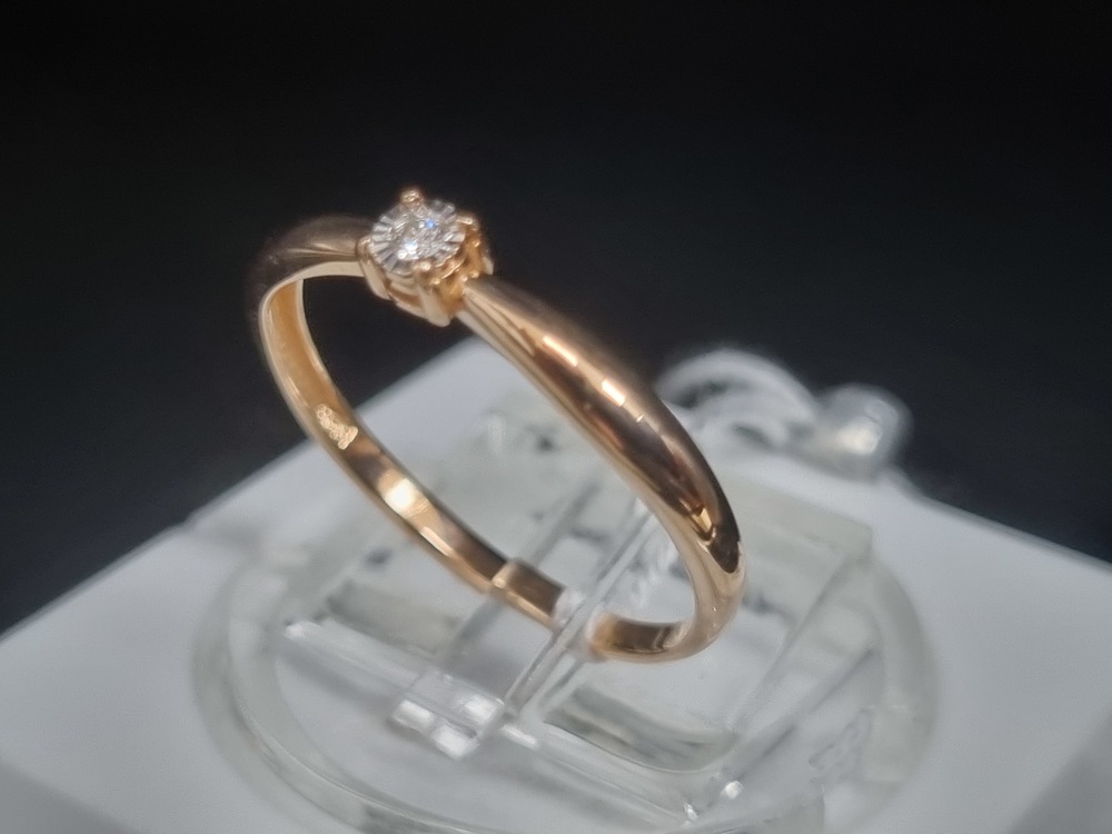 КОЛЬЦО БРИЛЛИАНТ Au 585