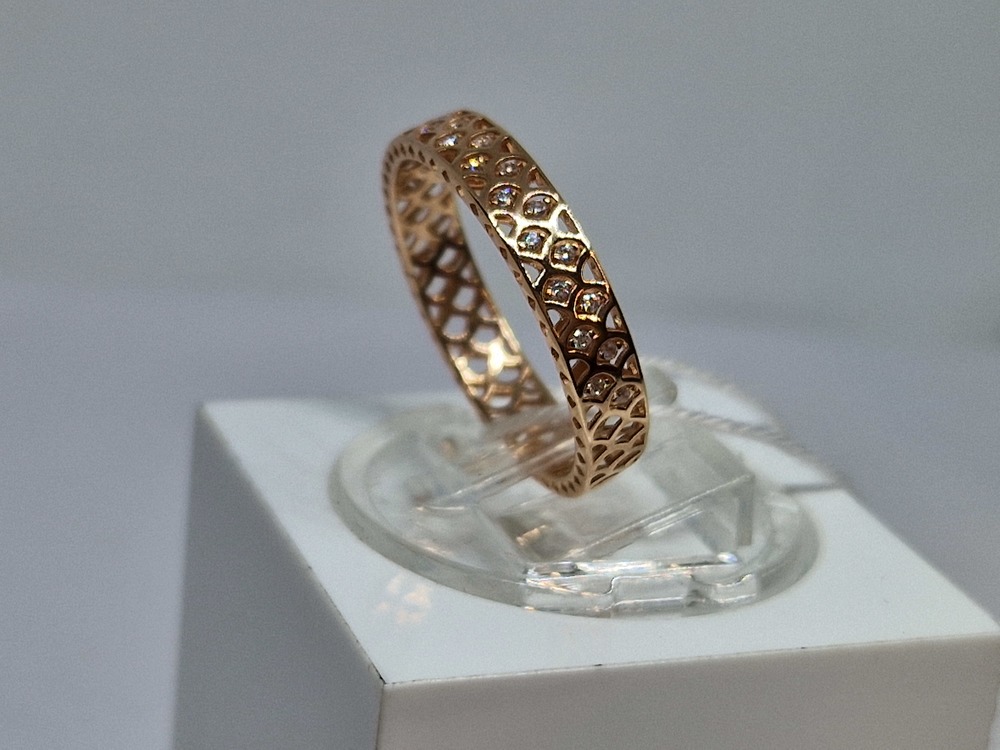 КОЛКМИ585 КОЛЬЦО С КАМНЯМИ (Au 585)