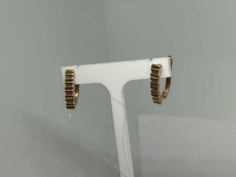 СЕРЬГИ БЕЗ КАМНЯ (Au 585)