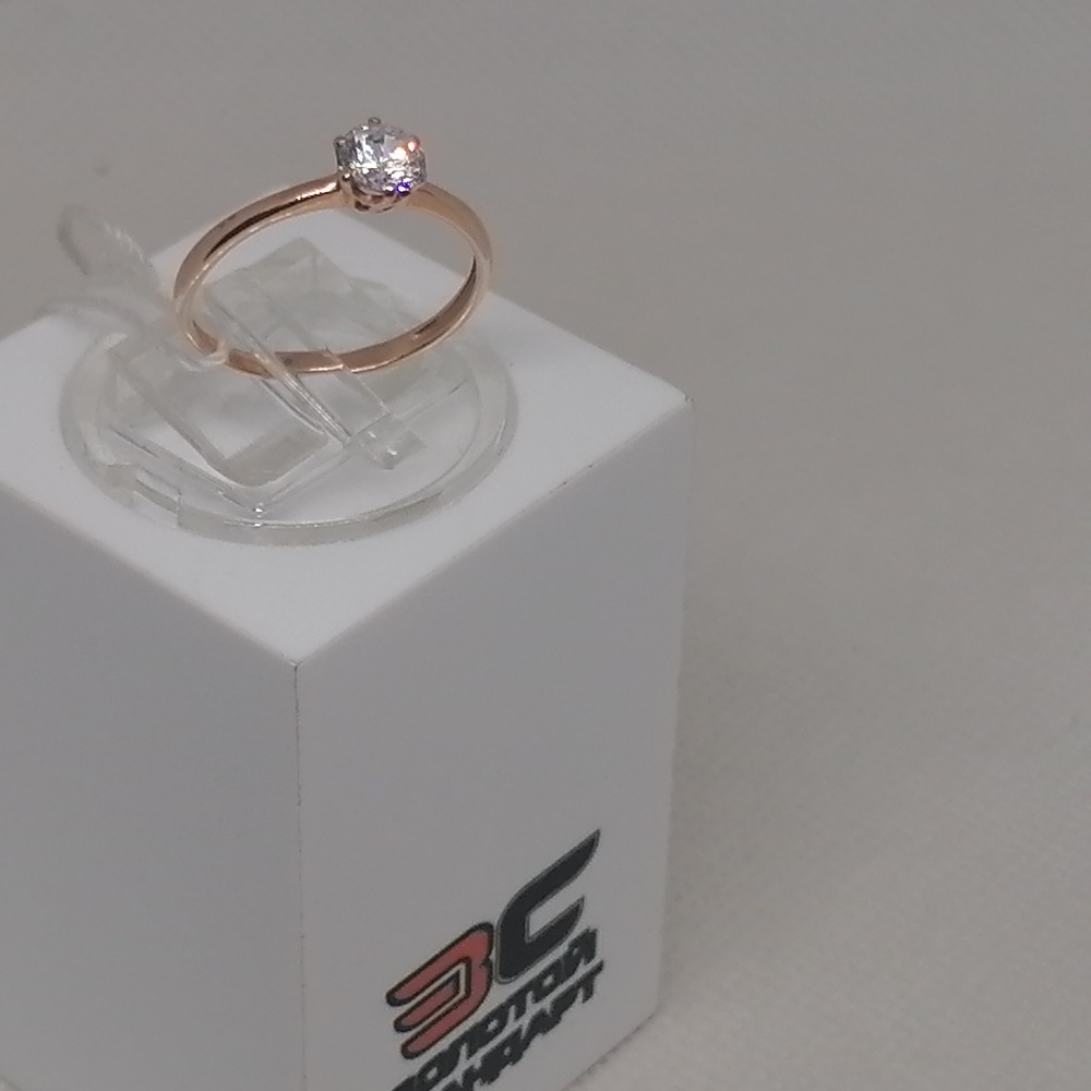 КОЛКМ585 КОЛЬЦО С КАМНЕМ (Au 585)