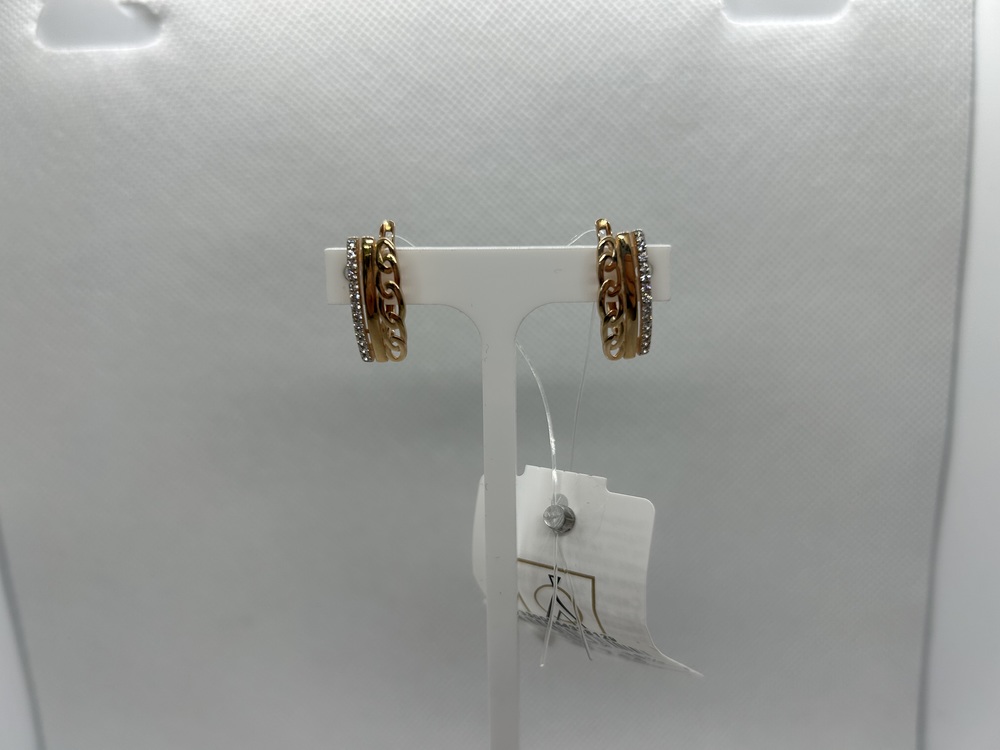 СЕРЬГИ С КАМНЯМИ (Au 585)