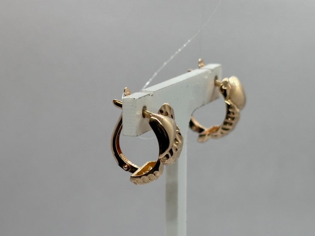 СЕРЬГИ БЕЗ КАМНЯ (Au 585)