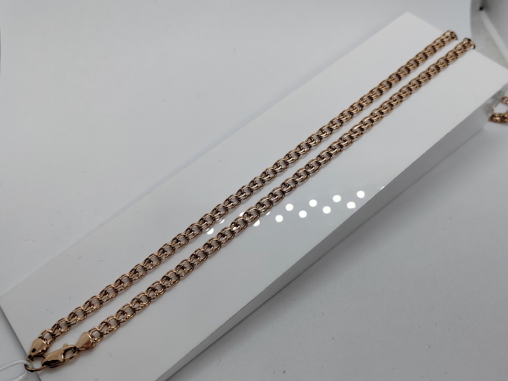 ЦЕПЬ ПОЛНОВЕСНАЯ Бисмарк (Au 585)