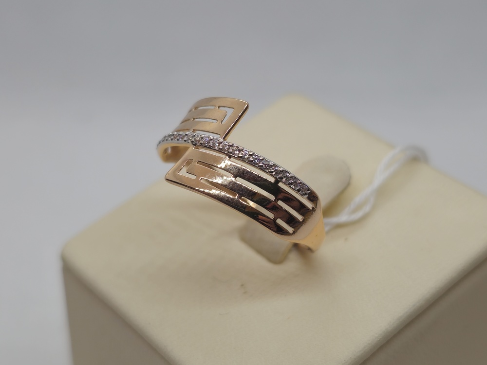 КОЛКМИ585 КОЛЬЦО С КАМНЯМИ (Au 585)
