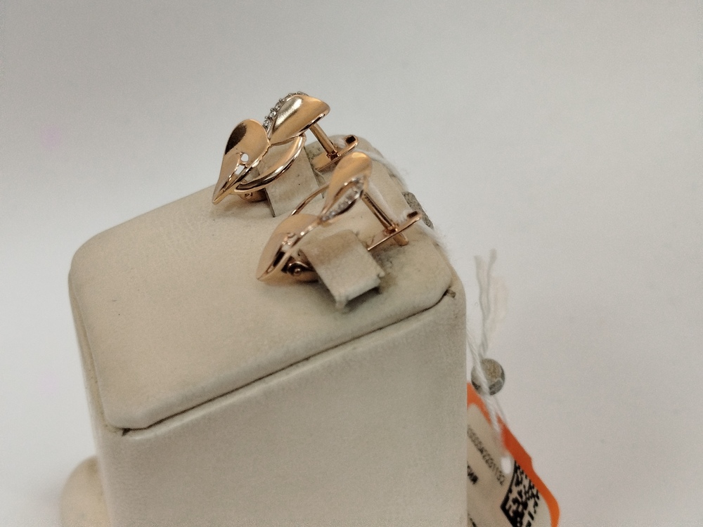 СКМИ585 СЕРЬГИ С КАМНЯМИ (Au 585)