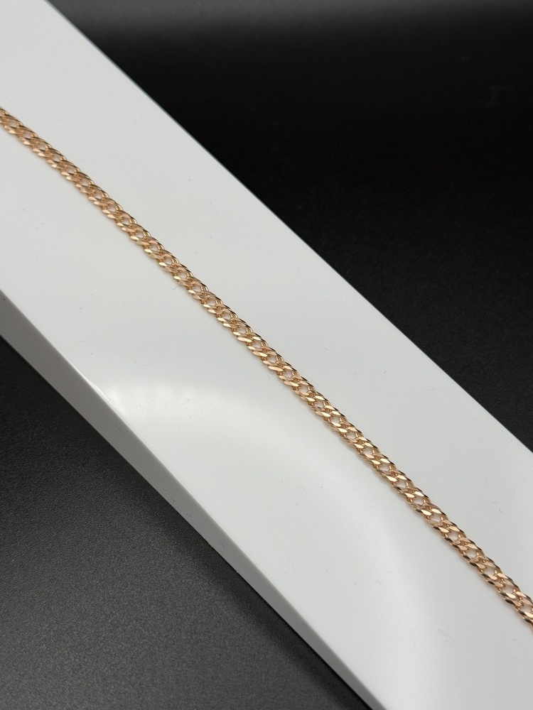 БРАСЛЕТ ПОЛНОВЕСНЫЙ Ромб двойной (Au 585)