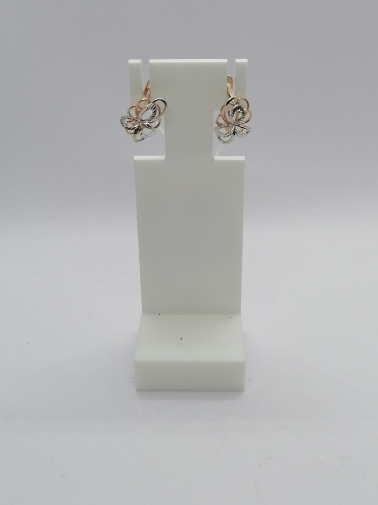 СБКМ585 СЕРЬГИ БЕЗ КАМНЯ (Au 585)