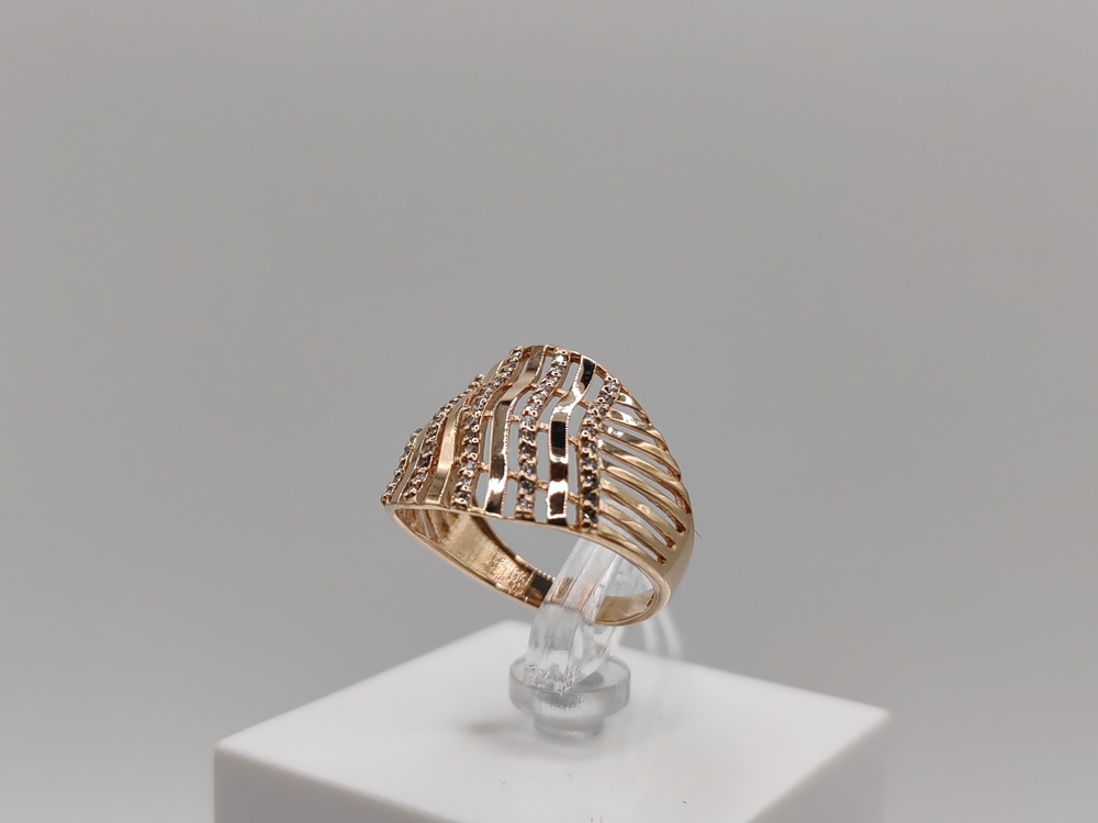 КОЛКМИ585 КОЛЬЦО С КАМНЯМИ (Au 585)