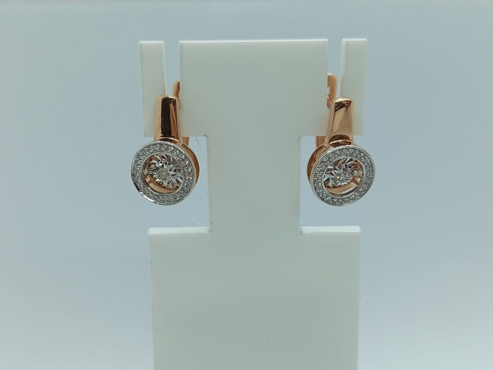 СЕРЬГИ БРИЛЛИАНТ (Au 585)