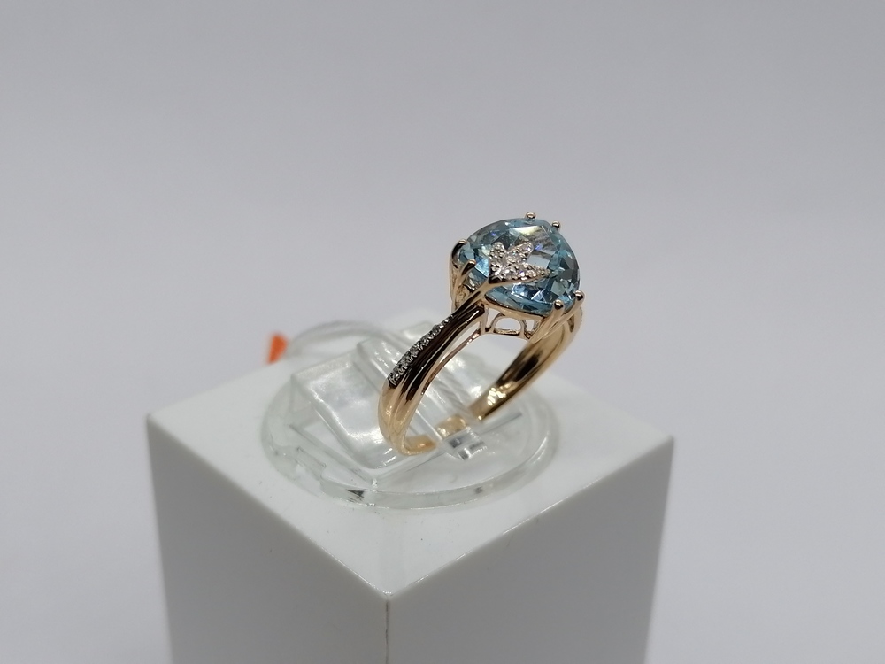 КОЛКМИ585 КОЛЬЦО С КАМНЯМИ (Au 585)