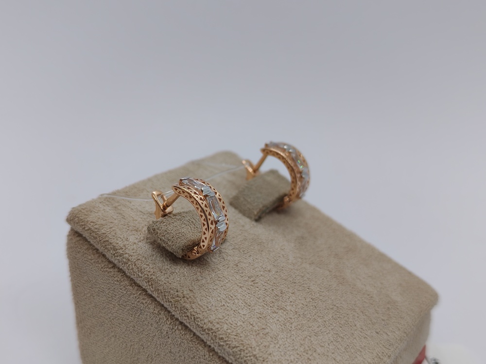 СЕРЬГИ С КАМНЯМИ (Au 585)