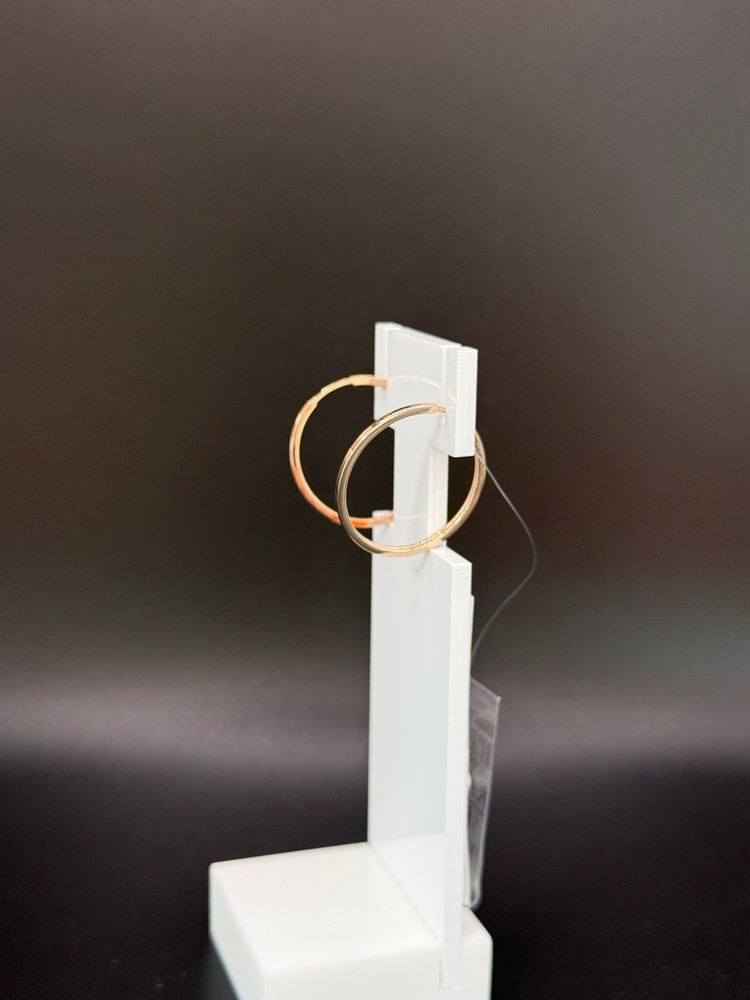 03-207337 СЕРЬГИ КОНГО без камня (Au 585)