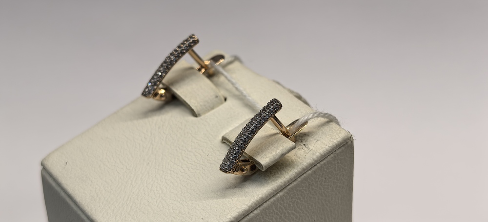 СКМИ585 СЕРЬГИ С КАМНЯМИ (Au 585)