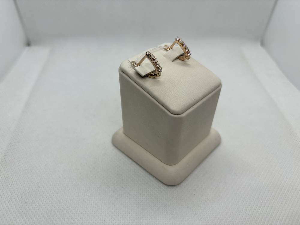 СКМИ585 СЕРЬГИ С КАМНЯМИ (Au 585)