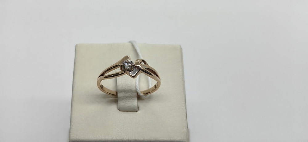 КОЛЬЦО БРИЛЛИАНТ Au 585