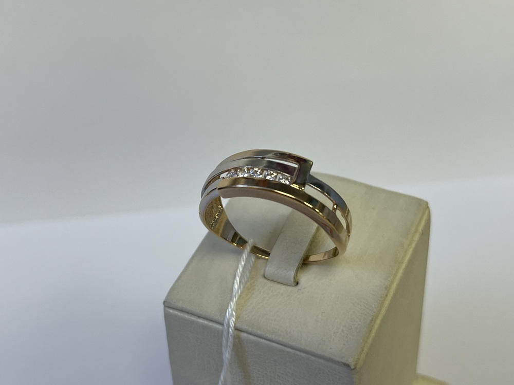 КОЛКМИ585 КОЛЬЦО С КАМНЯМИ (Au 585)
