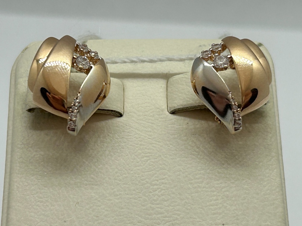 СЕРЬГИ С КАМНЯМИ (Au 585)