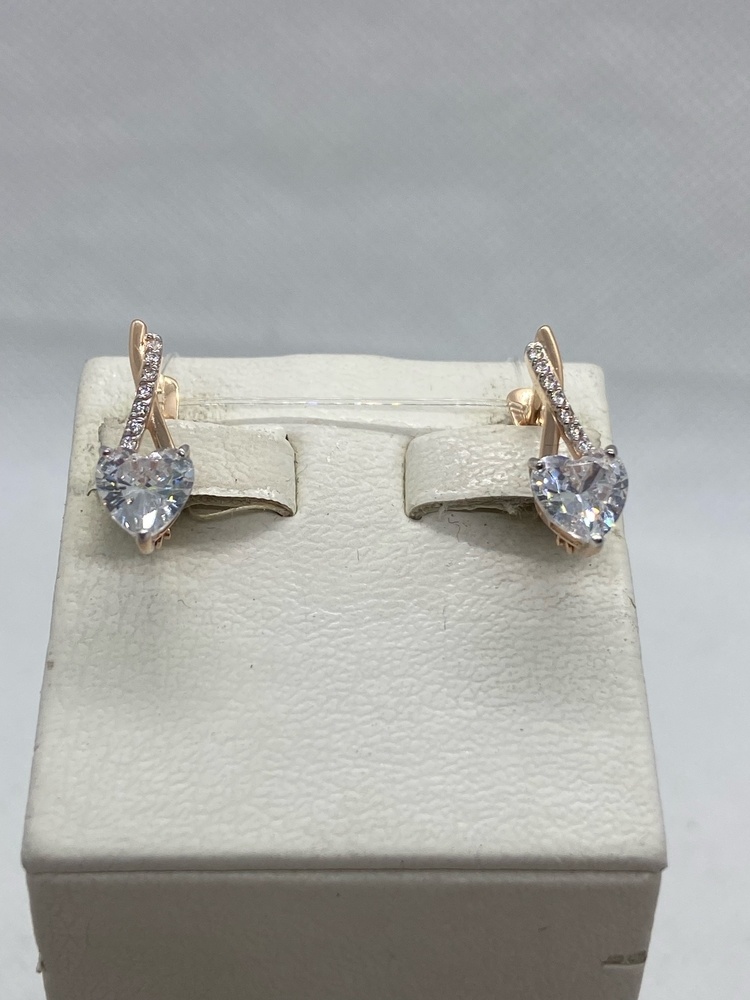 СЕРЬГИ С КАМНЯМИ (Au 585)