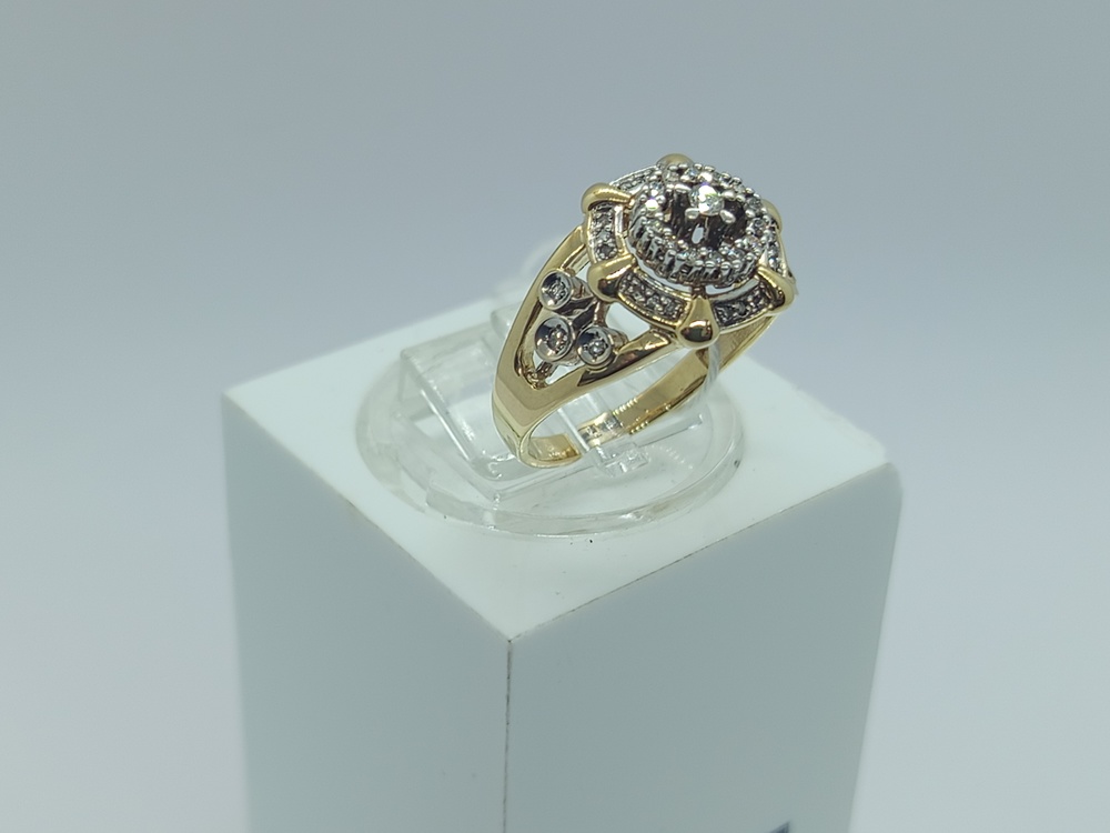 КОЛЬЦО БРИЛЛИАНТ Au 585