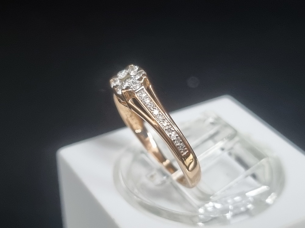 КОЛЬЦО БРИЛЛИАНТ Au 585