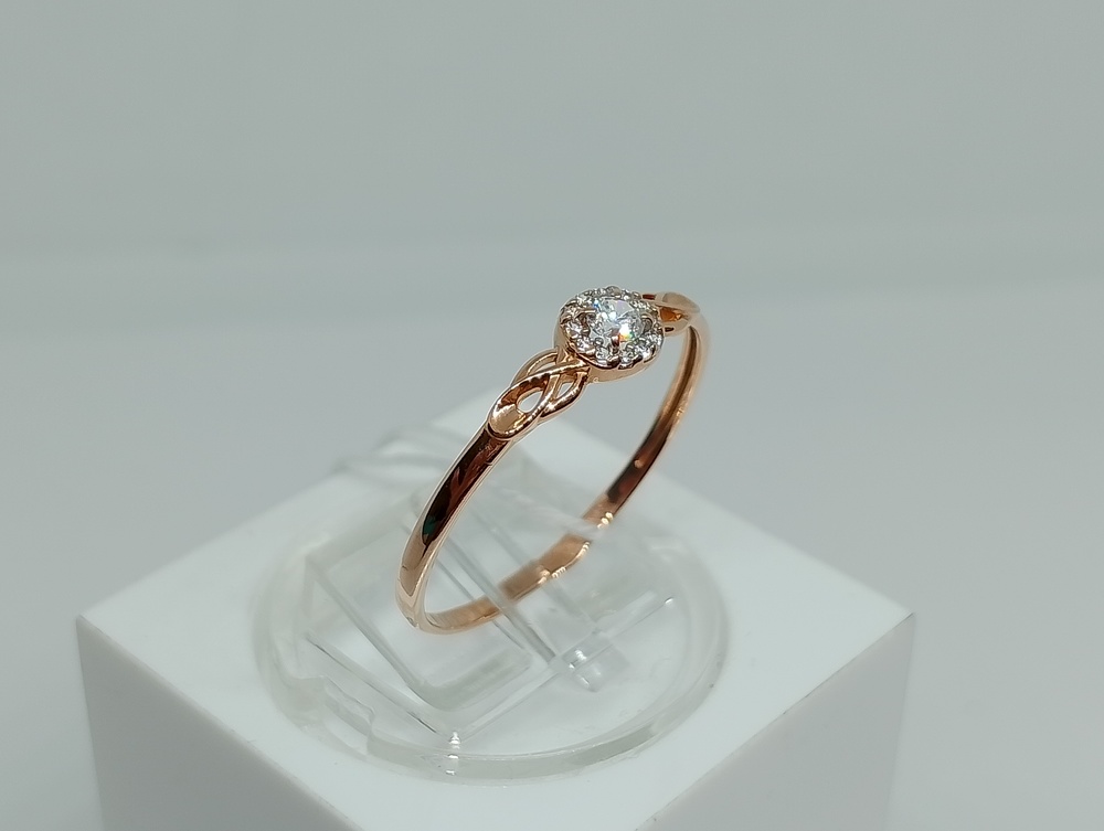 КОЛКМИ585 КОЛЬЦО С КАМНЯМИ (Au 585)