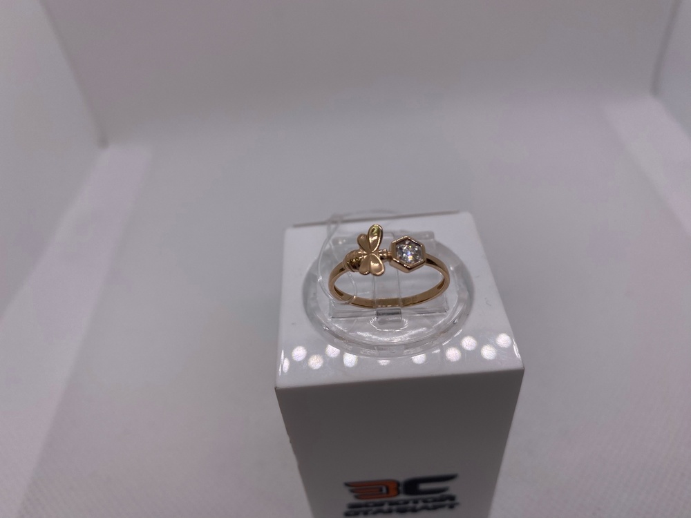 КОЛЬЦО С КАМНЕМ (Au 585)