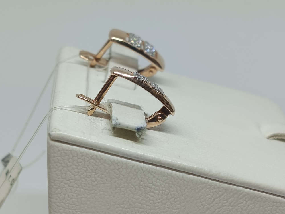 СЕРЬГИ С КАМНЯМИ (Au 585)