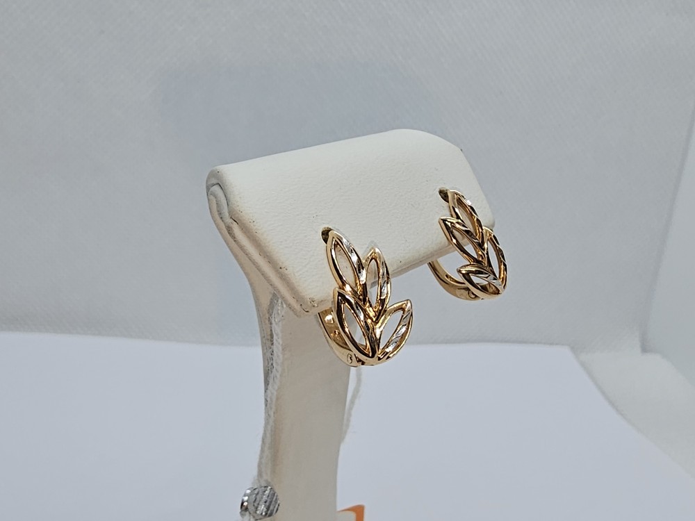 СБКМ585 СЕРЬГИ БЕЗ КАМНЯ (Au 585)