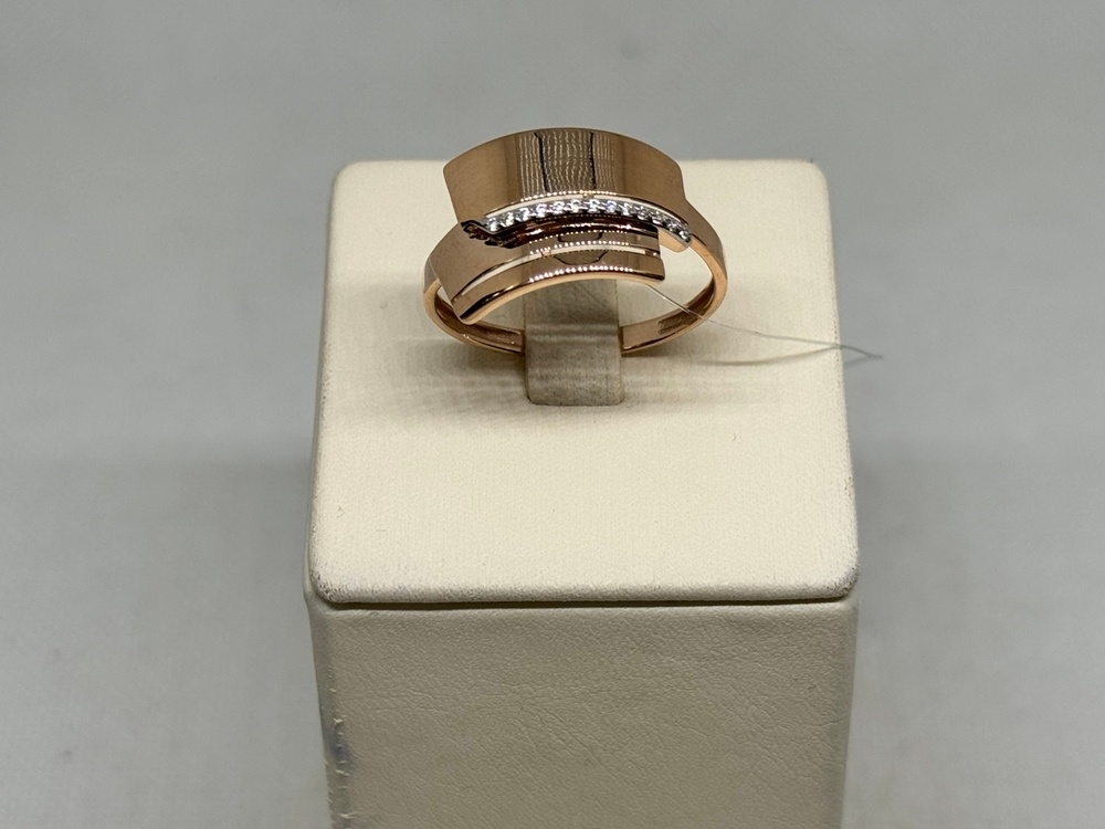 КОЛЬЦО С КАМНЯМИ (Au 585)