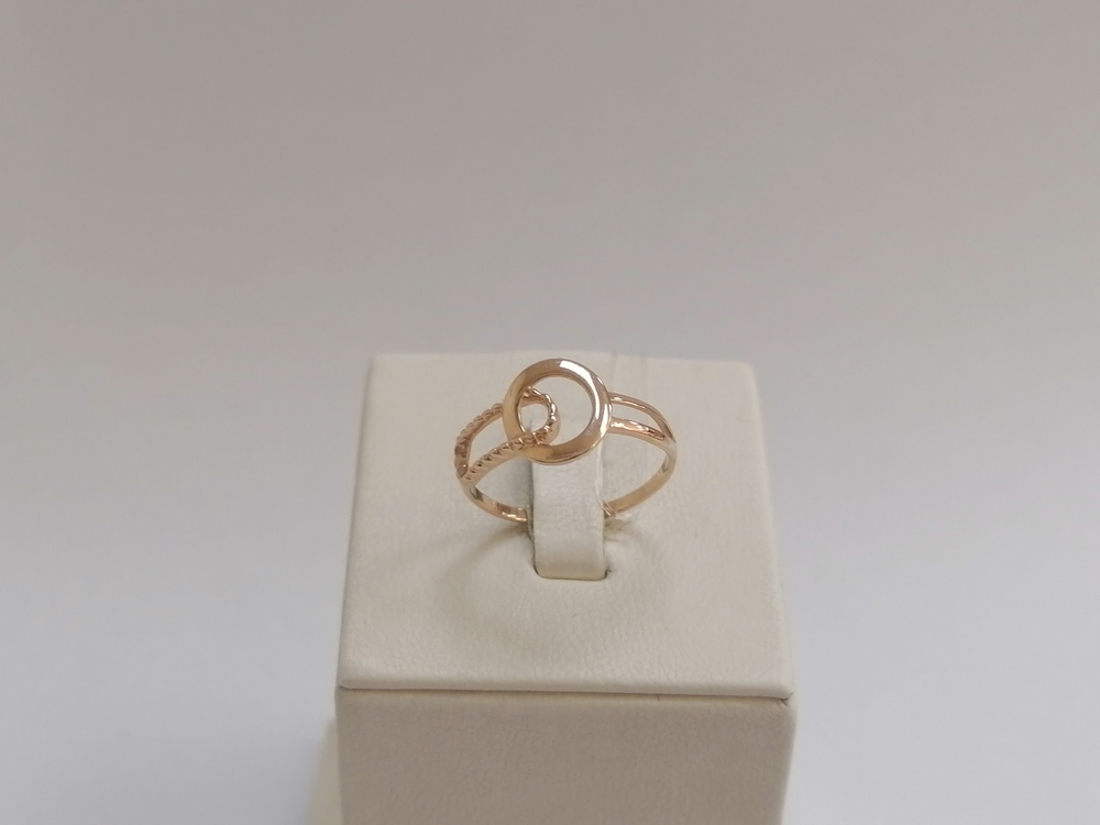 018987 КОЛЬЦО БЕЗ КАМНЯ (Au 585)