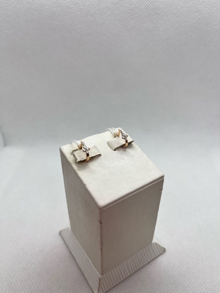 СКМИ585 СЕРЬГИ С КАМНЯМИ (Au 585)