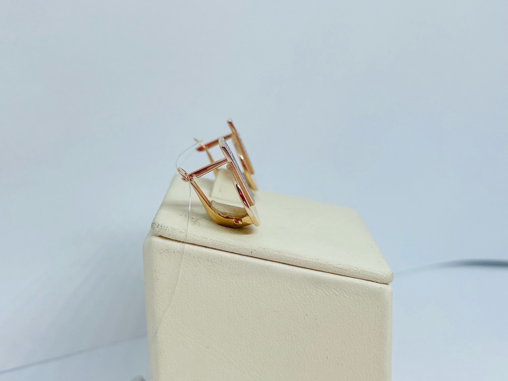 01-218257 СЕРЬГИ С КАМНЯМИ (Au 585)