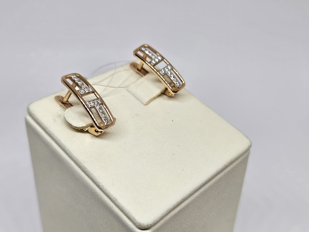 СЕРЬГИ С КАМНЯМИ (Au 585)