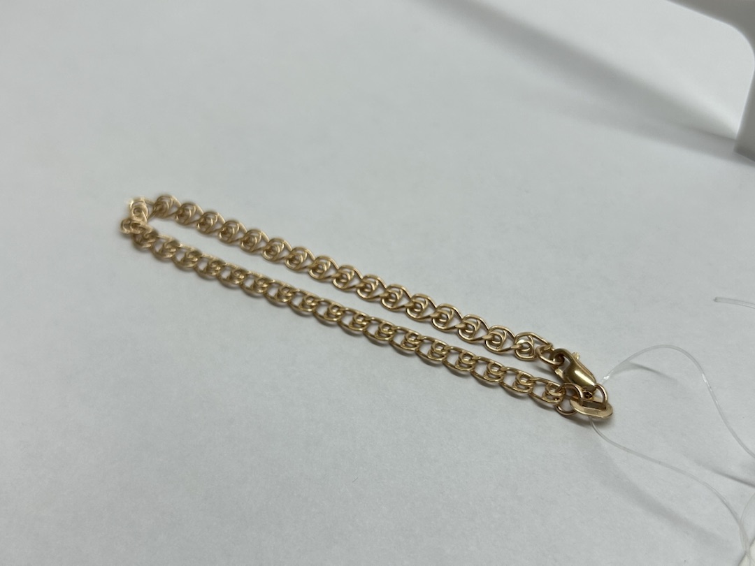 БРАСЛЕТ ПУСТОТЕЛЫЙ Лав (Au 585)