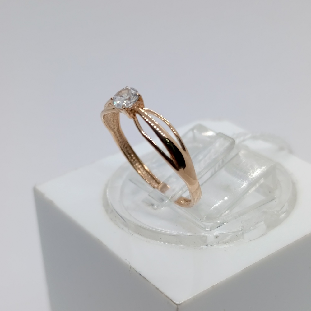 КОЛЬЦО С КАМНЕМ (Au 375)