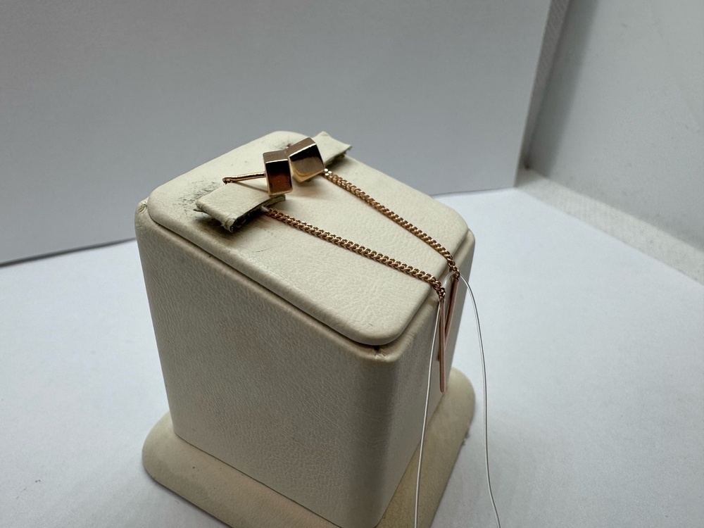 СЕРЬГИ ПРОДЕВКИ без камня (Au 585)