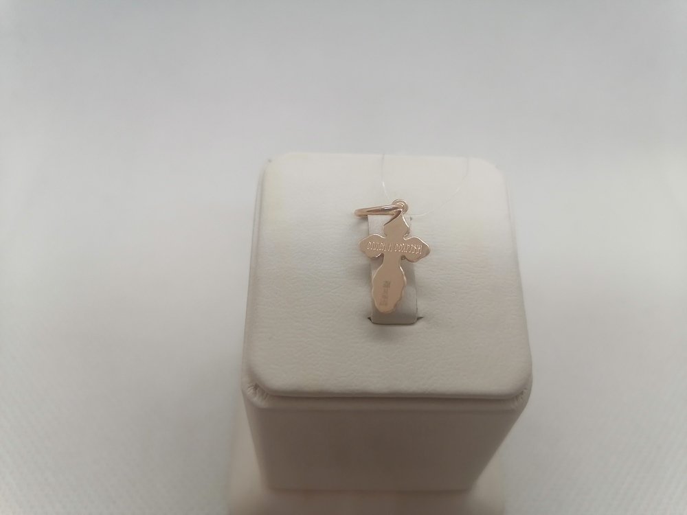 ПОДВЕСКА КРЕСТ без камня (Au 585)