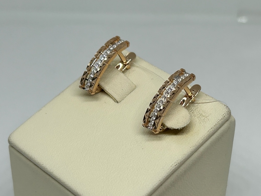 СЕРЬГИ С КАМНЯМИ (Au 585)