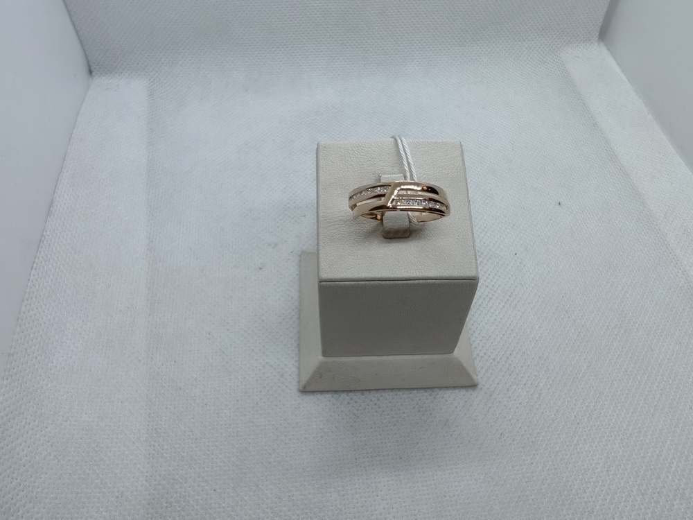КОЛКМИ585 КОЛЬЦО С КАМНЯМИ (Au 585)