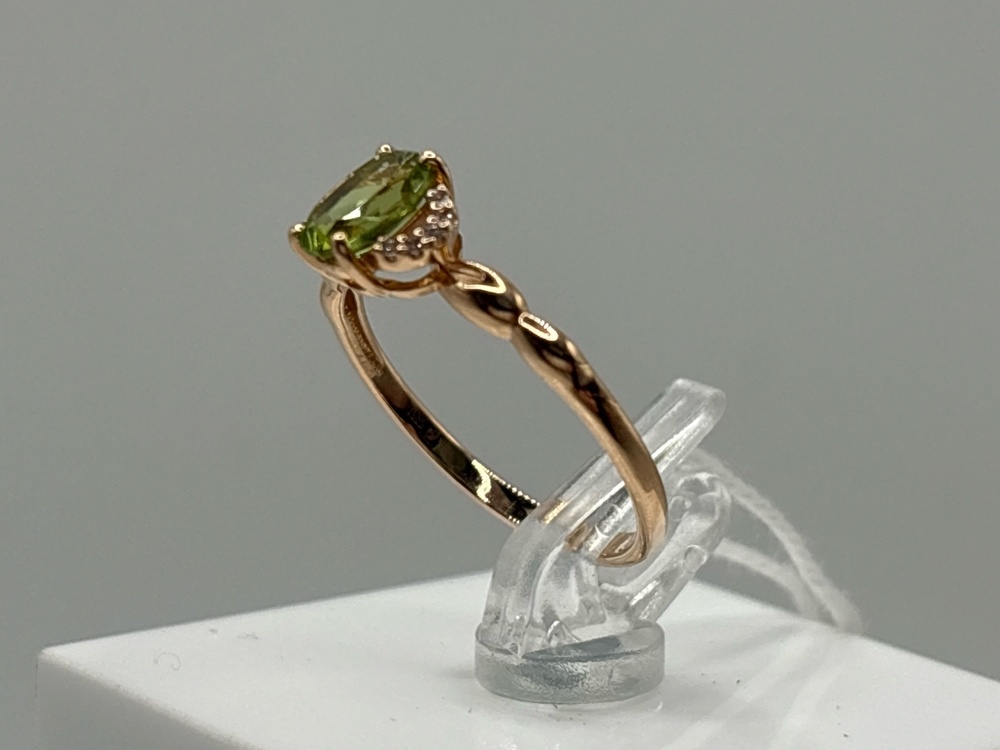 КОЛКМИ585 КОЛЬЦО С КАМНЯМИ (Au 585)