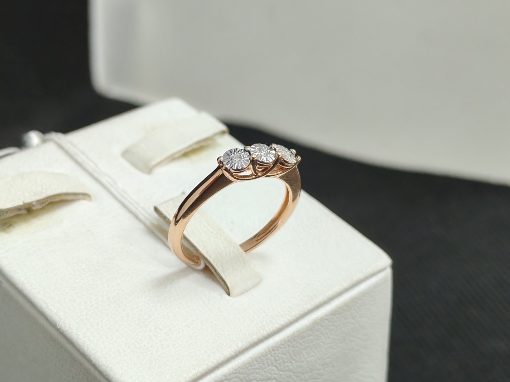 КОЛЬЦО БРИЛЛИАНТ Au 585