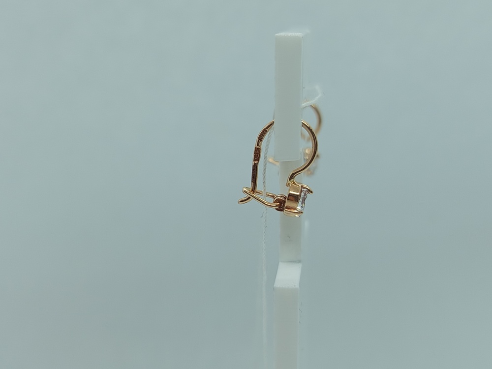 СЕРЬГИ С КАМНЕМ (Au 585)