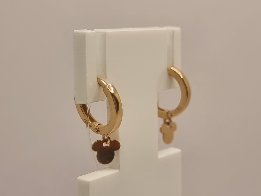 029086 СЕРЬГИ БЕЗ КАМНЯ (Au 585)