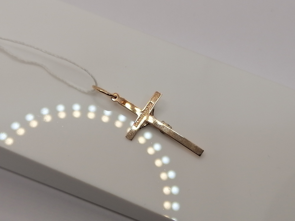 8031 ПОДВЕСКА КРЕСТ (Au 585)