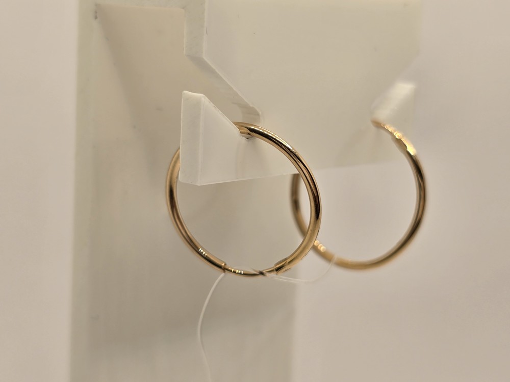 СЕРЬГИ КОНГО без камня (Au 585)