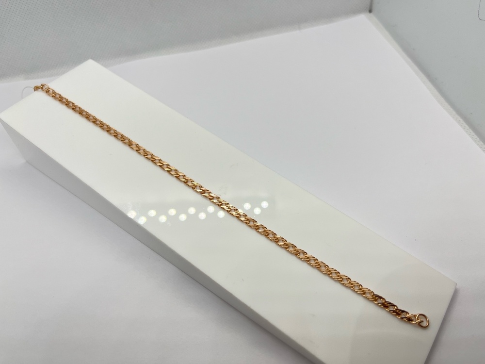 БРАСЛЕТ ПОЛНОВЕСНЫЙ Ромб тройной (Au 585)