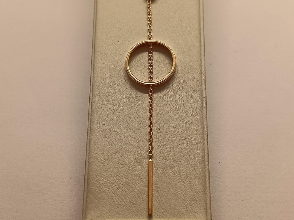 КОЛЬЕ БЕЗ КАМНЯ Au 585 КОЛЬЕ БЕЗ КАМНЯ Au 585